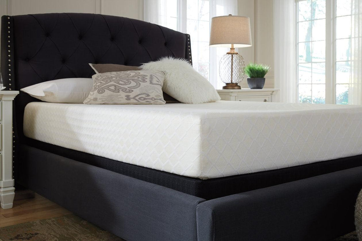 Chime 10 Inch Firm Memory Foam King Mattress by Ashley at Eve Furniture