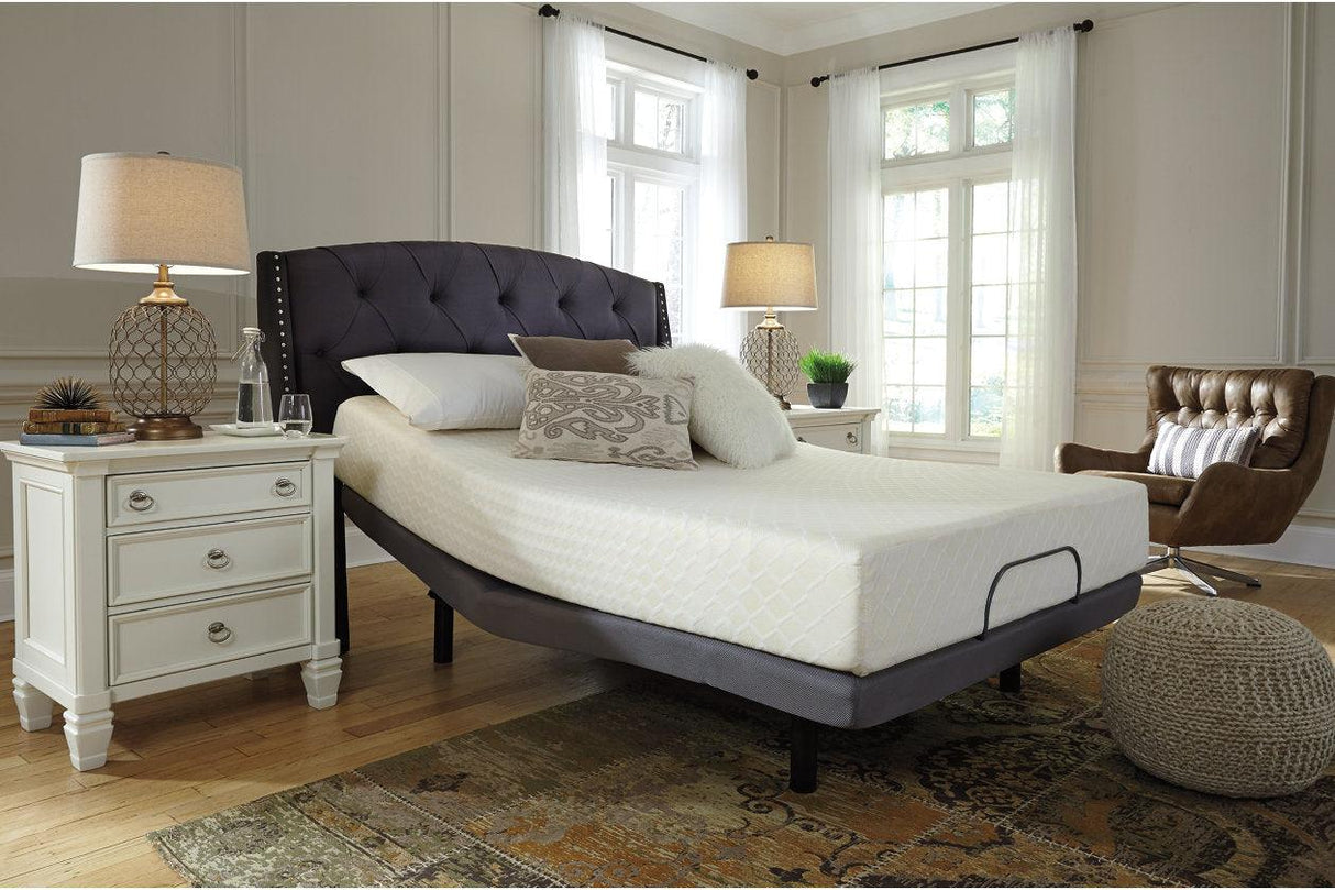 Chime 10 Inch Firm Memory Foam King Mattress by Ashley at Eve Furniture