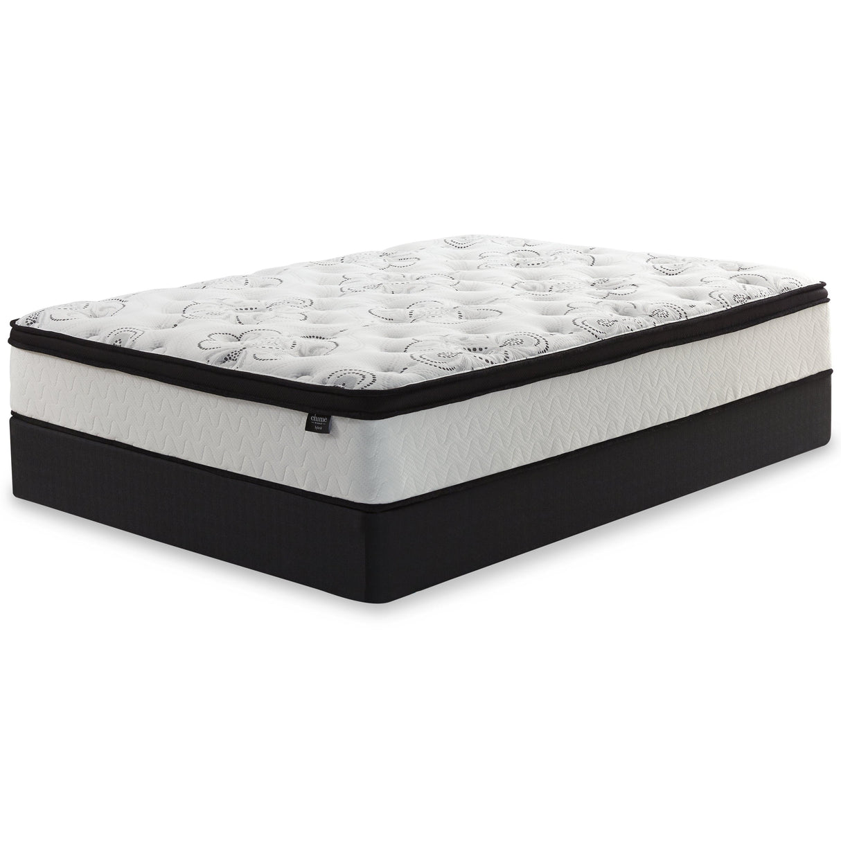 Chime 12 Inch Hybrid White California King Mattress in a Box by Ashley at Eve Furniture