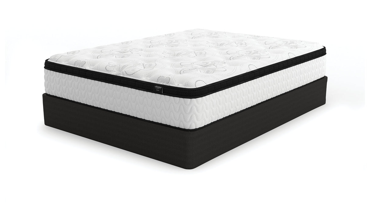 Chime 12 Inch Hybrid White California King Mattress in a Box