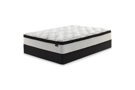 Chime 12 Inch Hybrid White Queen Mattress in a Box by Ashley at Eve Furniture