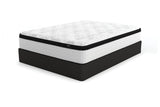 Chime 12 Inch Hybrid White Queen Mattress in a Box by Ashley at Eve Furniture