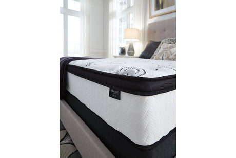 Chime 12 Inch Hybrid White Queen Mattress in a Box by Ashley at Eve Furniture
