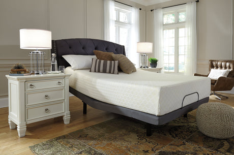 Chime 12 Inch Memory Foam White California King Mattress in a Box by Ashley at Eve Furniture