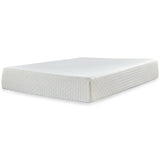 Chime 12 Inch Memory Foam White California King Mattress in a Box by ASHLEY FURNITURE at Eve Furniture