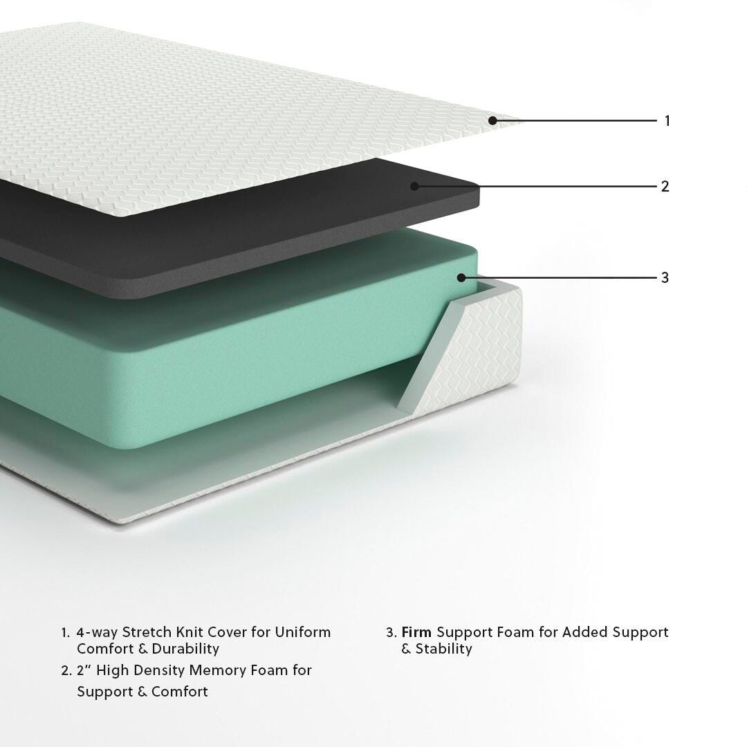 Chime 12 Inch Memory Foam White California King Mattress in a Box by ASHLEY FURNITURE at Eve Furniture