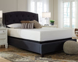 Chime 12 Inch Memory Foam White California King Mattress in a Box by ASHLEY FURNITURE at Eve Furniture