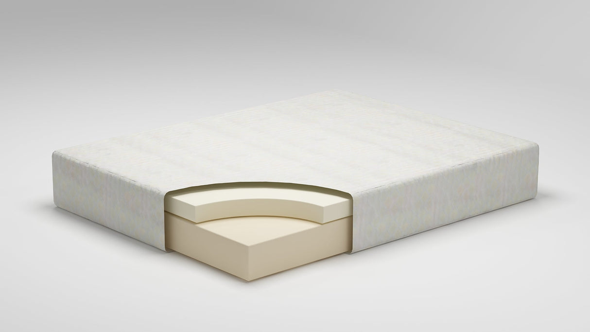 Chime 12 Inch Memory Foam White California King Mattress in a Box by ASHLEY FURNITURE at Eve Furniture
