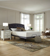 Chime 12 Inch Memory Foam White California King Mattress in a Box by ASHLEY FURNITURE at Eve Furniture