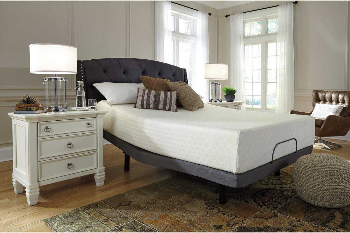 Chime 12 Inch Memory Foam White Full Mattress in a Box by Ashley at Eve Furniture