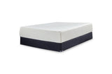 Chime 12 Inch Memory Foam White Queen Mattress in a Box by Ashley at Eve Furniture