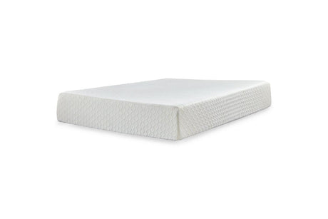 Chime 12 Inch Memory Foam White Queen Mattress in a Box by Ashley at Eve Furniture