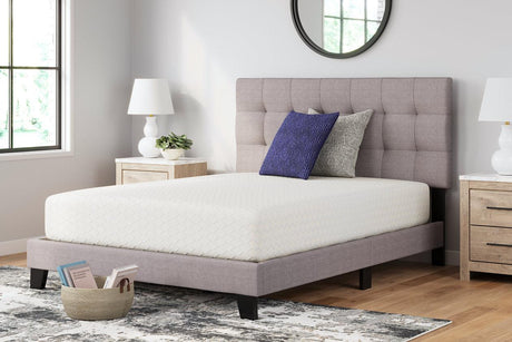 Chime 12 Inch Memory Foam White Queen Mattress in a Box by Ashley at Eve Furniture
