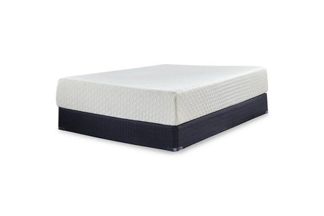 Chime 12 Inch Memory Foam White Twin Mattress in a Box by Ashley at Eve Furniture