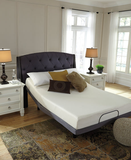 Chime 8 Inch Memory Foam White Full Mattress in a Box by Ashley at Eve Furniture