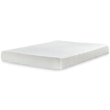 Chime 8 Inch Memory Foam White Queen Mattress in a Box by Ashley at Eve Furniture