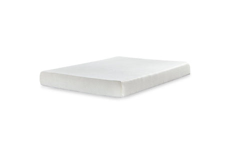 Chime 8 Inch Memory Foam White Queen Mattress in a Box by Ashley at Eve Furniture