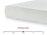 Chime 8 Inch Memory Foam White Twin Mattress in a Box by Ashley at Eve Furniture