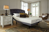 Chime 8 Inch Memory Foam White Twin Mattress in a Box by Ashley at Eve Furniture