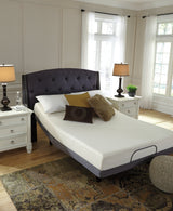 Chime 8 Inch Memory Foam White Twin Mattress in a Box by Ashley at Eve Furniture