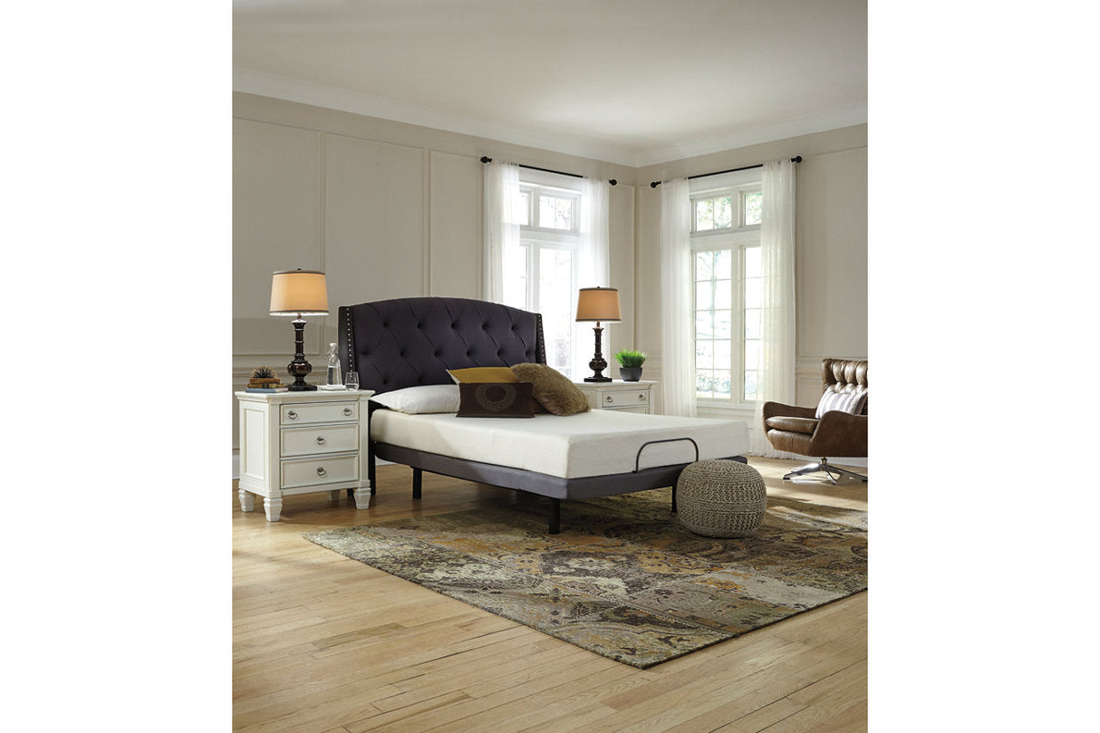 Chime 8 Inch Memory Foam White Twin Mattress in a Box by Ashley at Eve Furniture