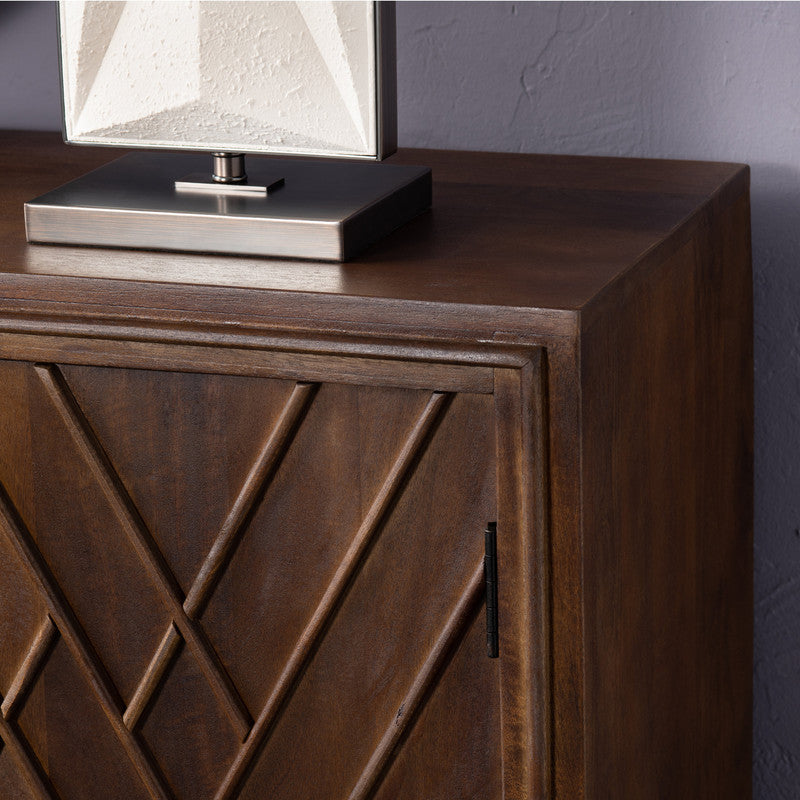 Chippendale Brown Sideboard by Crestview at Eve Furniture