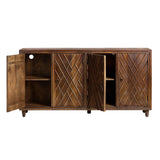 Chippendale Brown Sideboard by Crestview at Eve Furniture