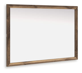 Chirason Brown Bedroom Mirror by Ashley at Eve Furniture