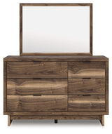 Chirason Brown Dresser and Mirror by Ashley at Eve Furniture