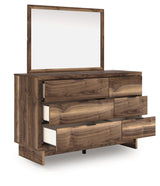 Chirason Brown Dresser and Mirror by Ashley at Eve Furniture