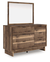Chirason Brown Dresser and Mirror by Ashley at Eve Furniture