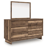 Chirason Brown Dresser and Mirror by Ashley at Eve Furniture