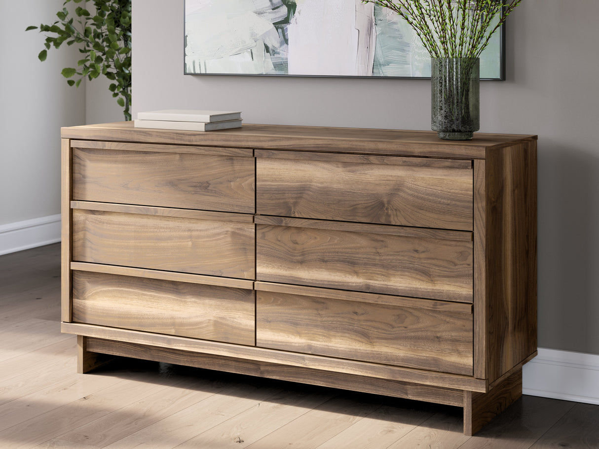 Chirason Brown Dresser by Ashley at Eve Furniture