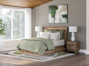 Chirason Brown Full Panel Bed with Storage by Ashley at Eve Furniture