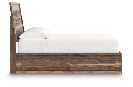 Chirason Brown Full Panel Bed with Storage by Ashley at Eve Furniture