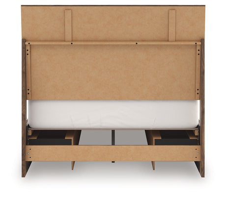 Chirason Brown Full Panel Bed with Storage by Ashley at Eve Furniture