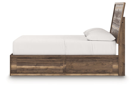 Chirason Brown Full Panel Bed with Storage by Ashley at Eve Furniture