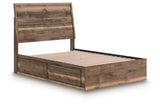 Chirason Brown Full Panel Bed with Storage by Ashley at Eve Furniture