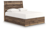 Chirason Brown Queen Panel Bed by Ashley at Eve Furniture