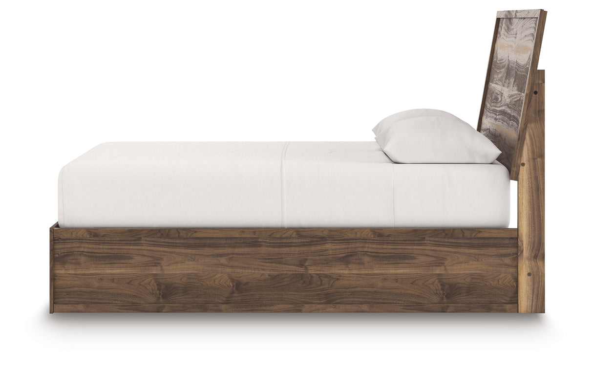Chirason Brown Queen Panel Bed by Ashley at Eve Furniture