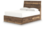 Chirason Brown Queen Panel Bed with Storage by Ashley at Eve Furniture
