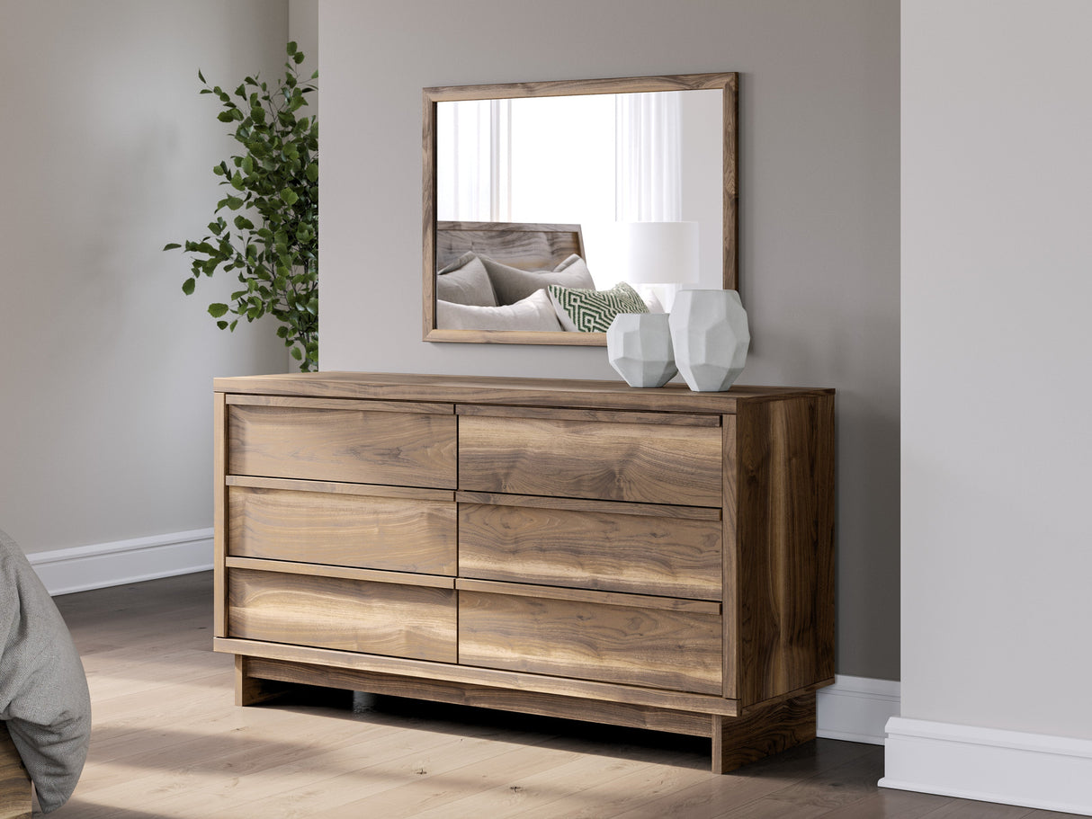 Chirason Brown Storage Panel Bedroom Set with 2 One-Side Drawers by Ashley at Eve Furniture