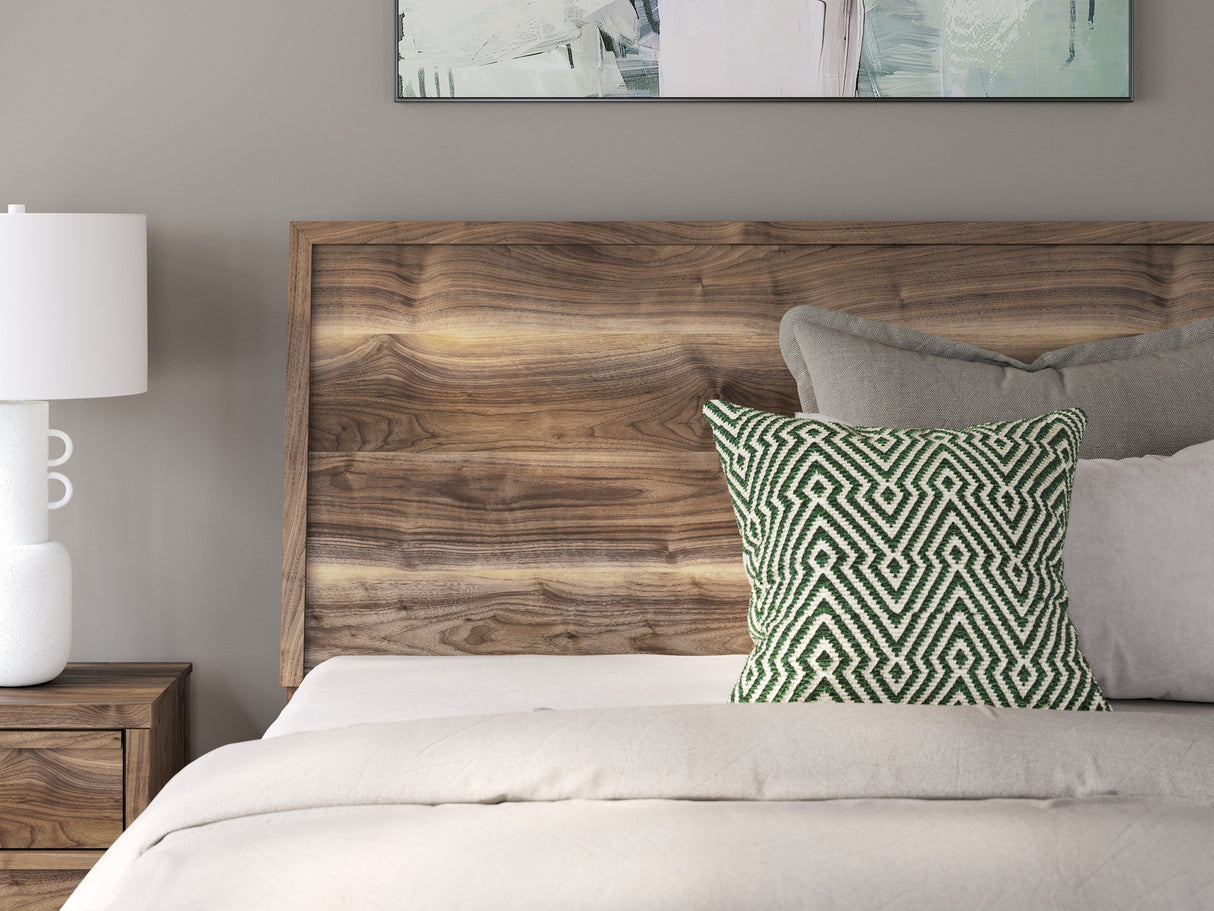 Chirason Brown Storage Panel Bedroom Set with 4 Side Drawers by Ashley at Eve Furniture