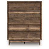 Chirason Brown Storage Panel Bedroom Set with 4 Side Drawers by Ashley at Eve Furniture