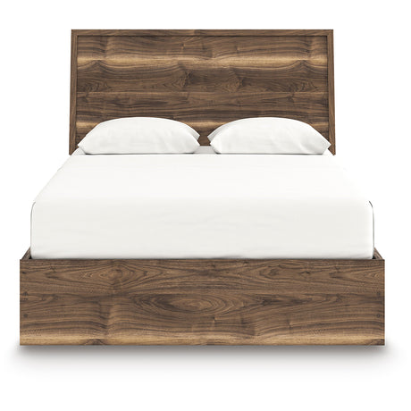 Chirason Brown Storage Panel Bedroom Set with 4 Side Drawers by Ashley at Eve Furniture