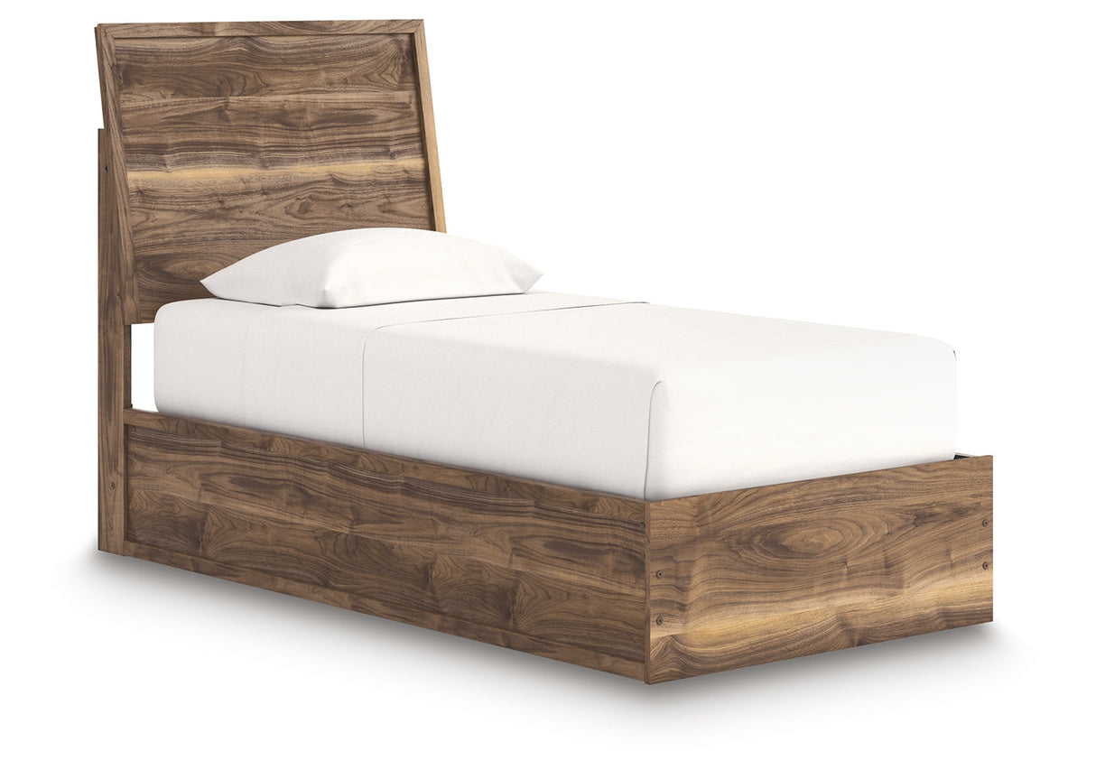 Chirason Brown Twin Panel Bed by Ashley at Eve Furniture