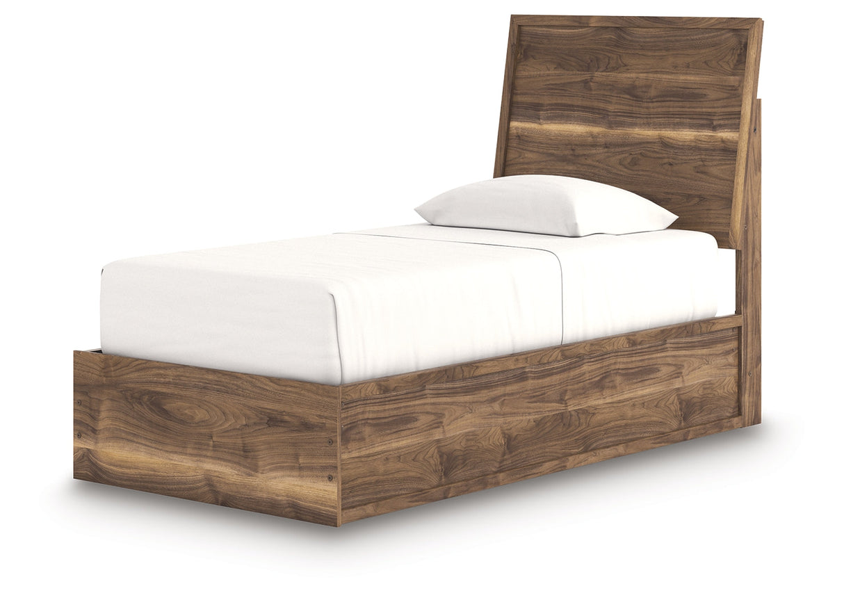 Chirason Brown Twin Panel Bed by Ashley at Eve Furniture