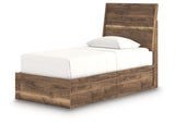 Chirason Brown Twin Panel Bed by Ashley at Eve Furniture