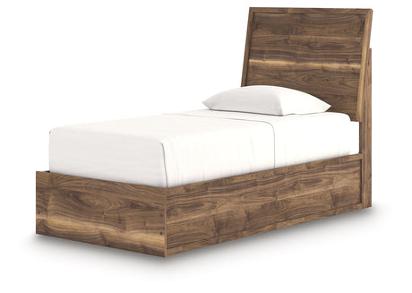 Chirason Brown Twin Panel Bed by Ashley at Eve Furniture
