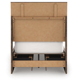 Chirason Brown Twin Panel Bed with Storage by Ashley at Eve Furniture